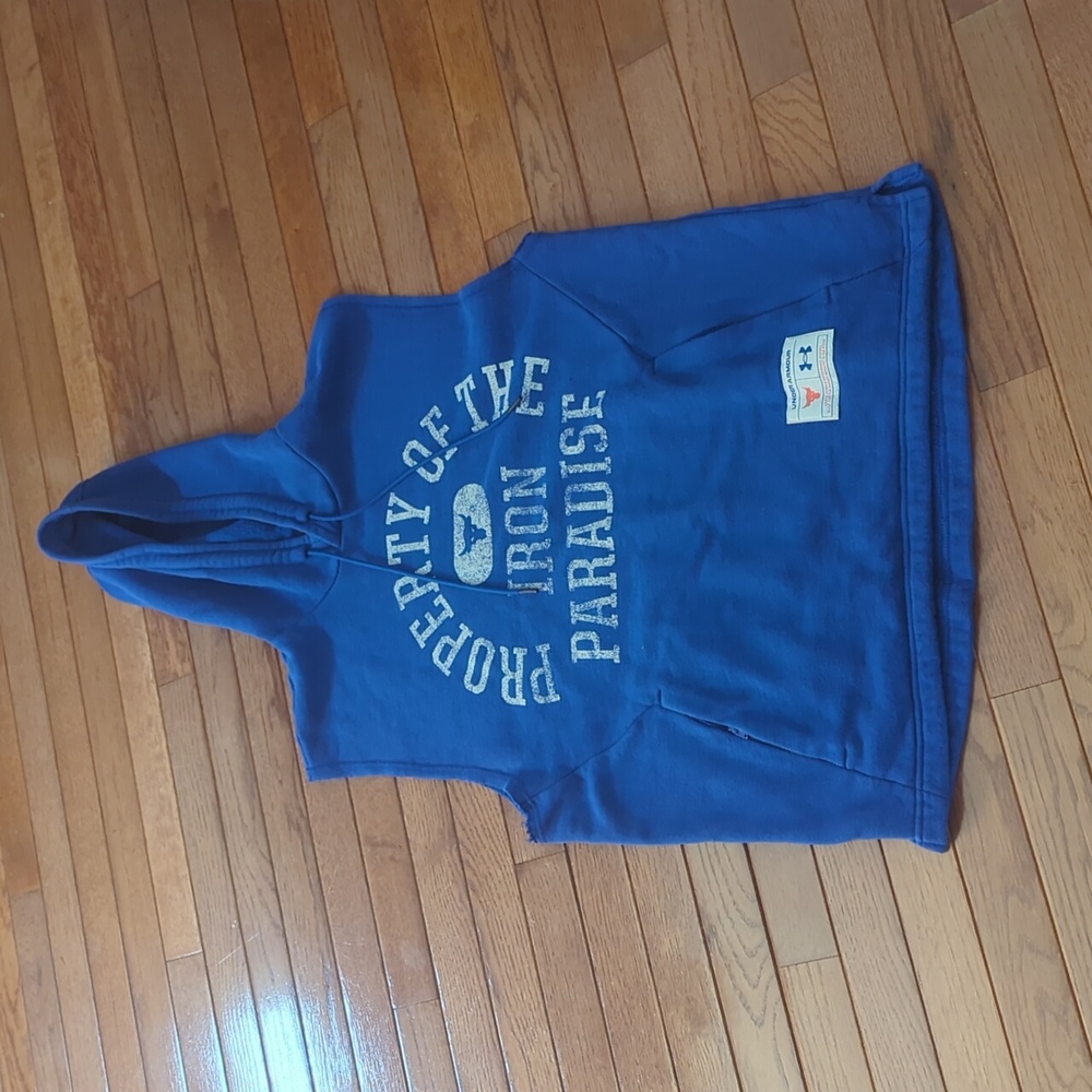 The Rock's Iron Paradise Terry Tank Top Hoodie (Very Good Condition)
